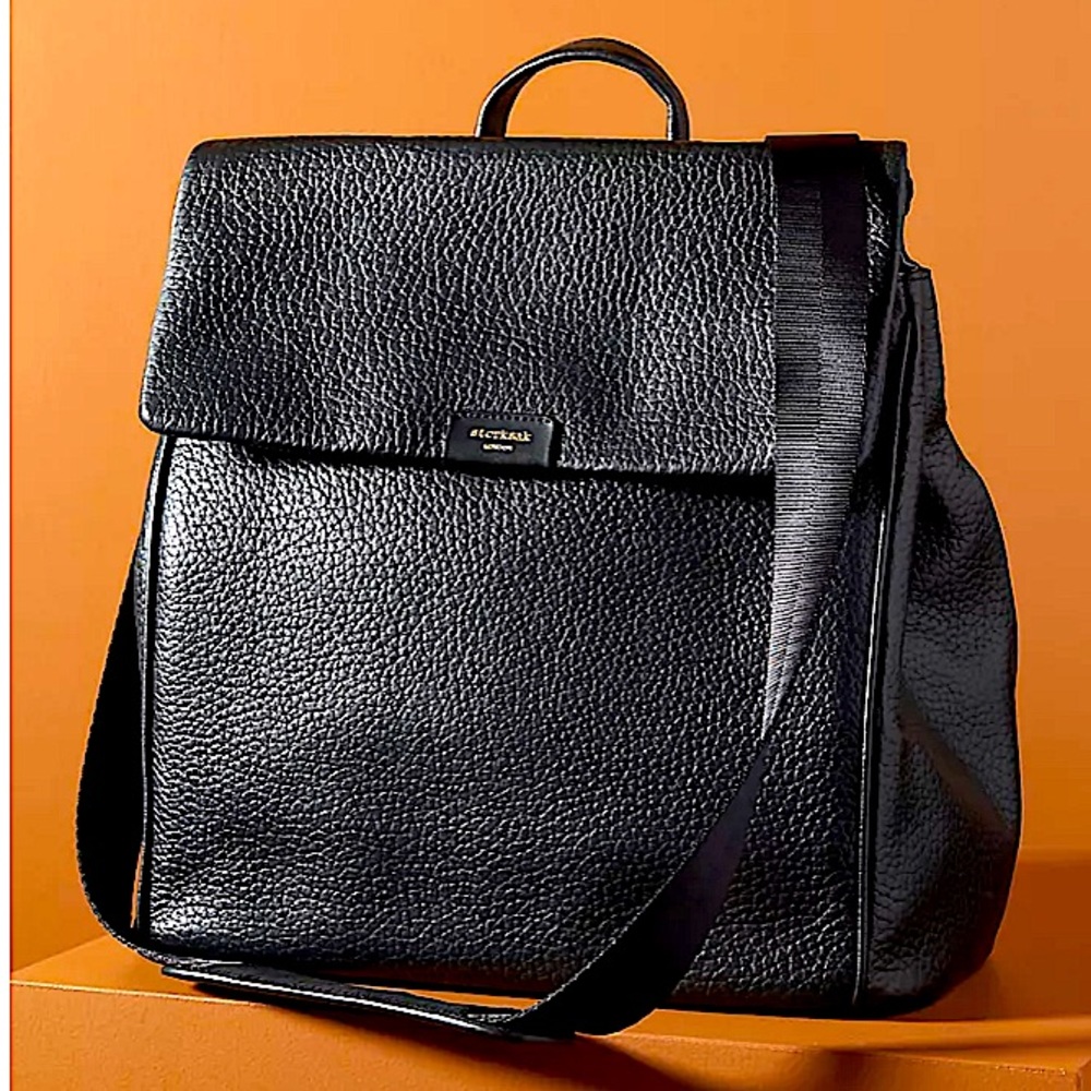 NWT Storks St. James Leather Diaper Bag